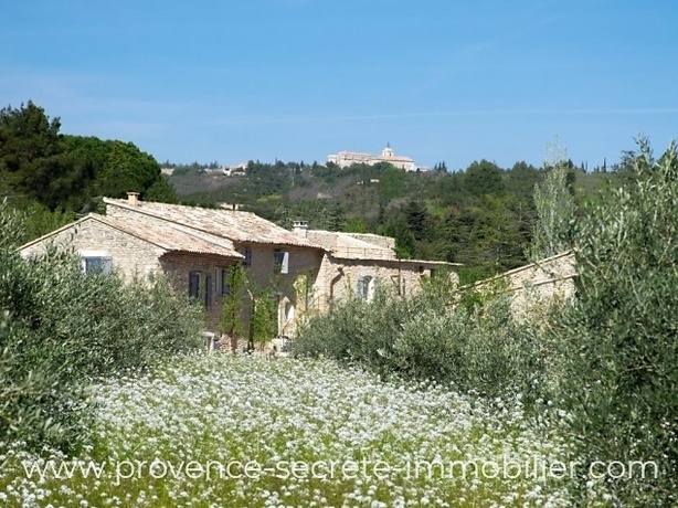 Beautiful house for rent, near Gordes, for 10 people, with secure pool and heated.